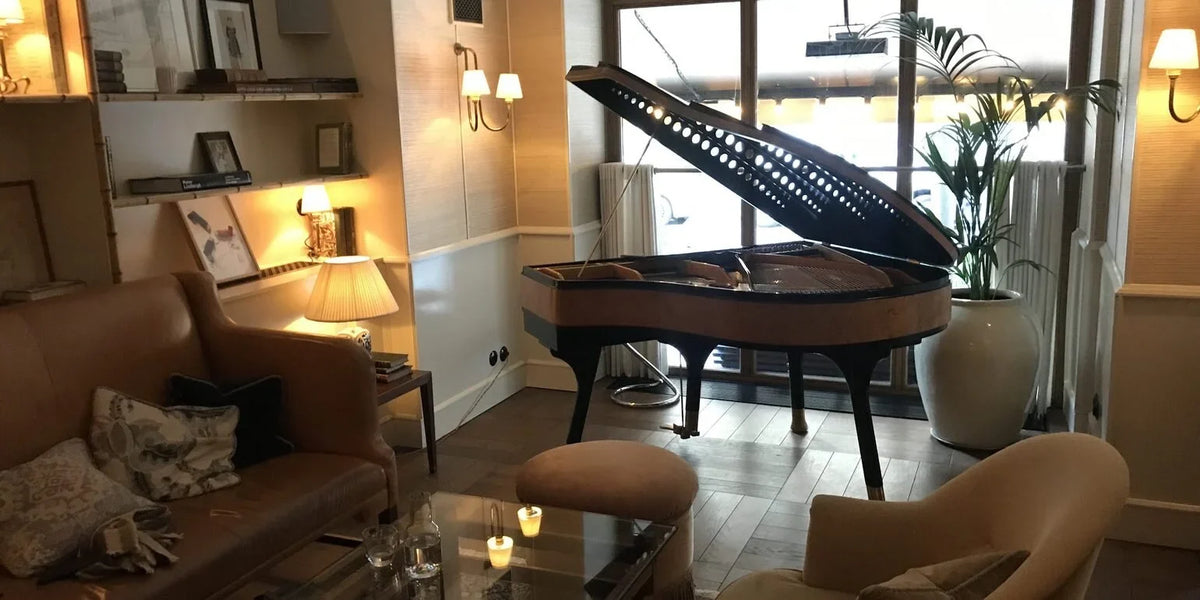The PH Bow Grand Piano at the Sanders Hotel, Copenhagen