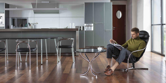 PH Lounge Chair and PH Lounge Table designed by Poul Henningsen