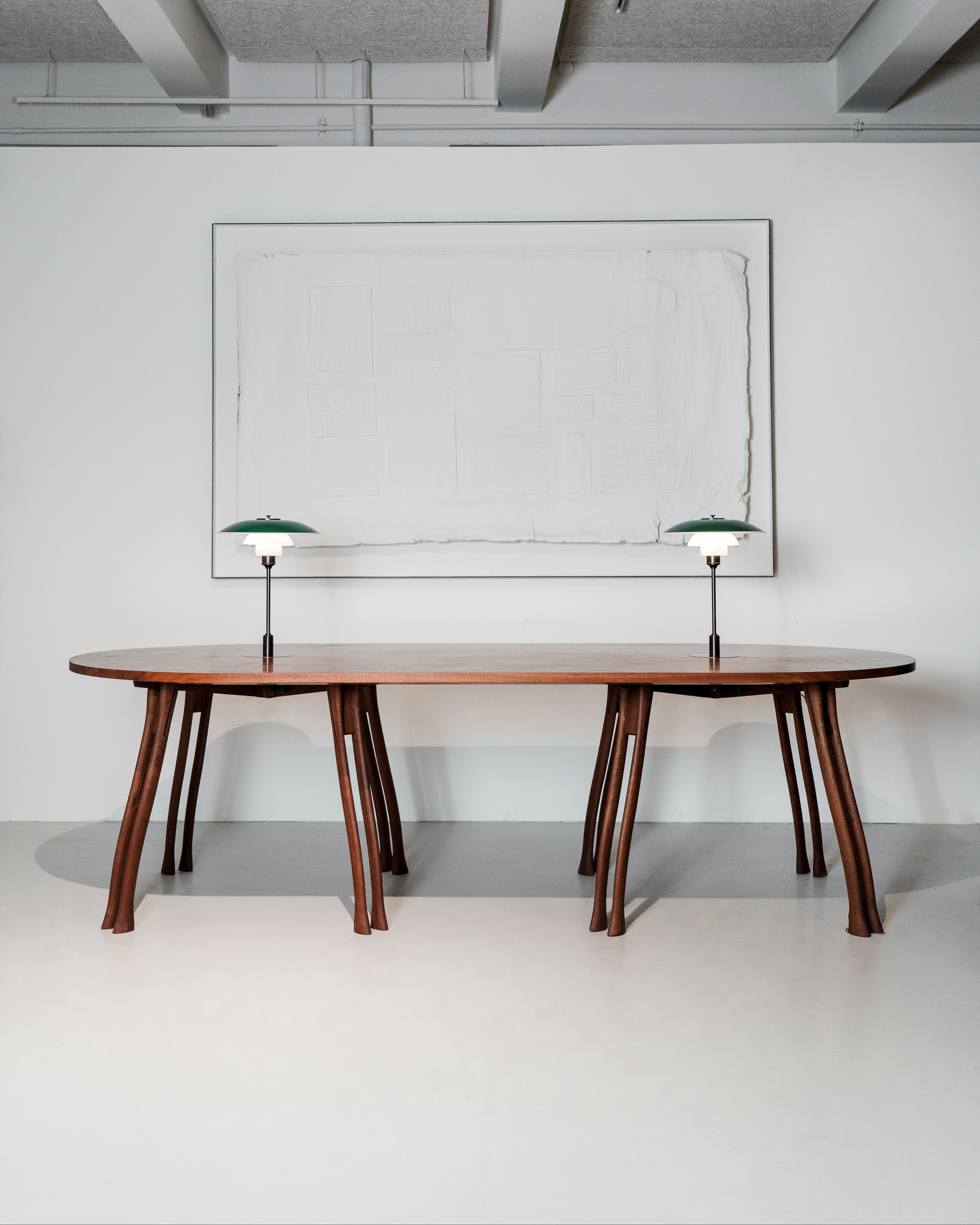 PH Board Table by Poul Henningsen, Danish design classic (1930s)
mahogany table with two built in PH lamps