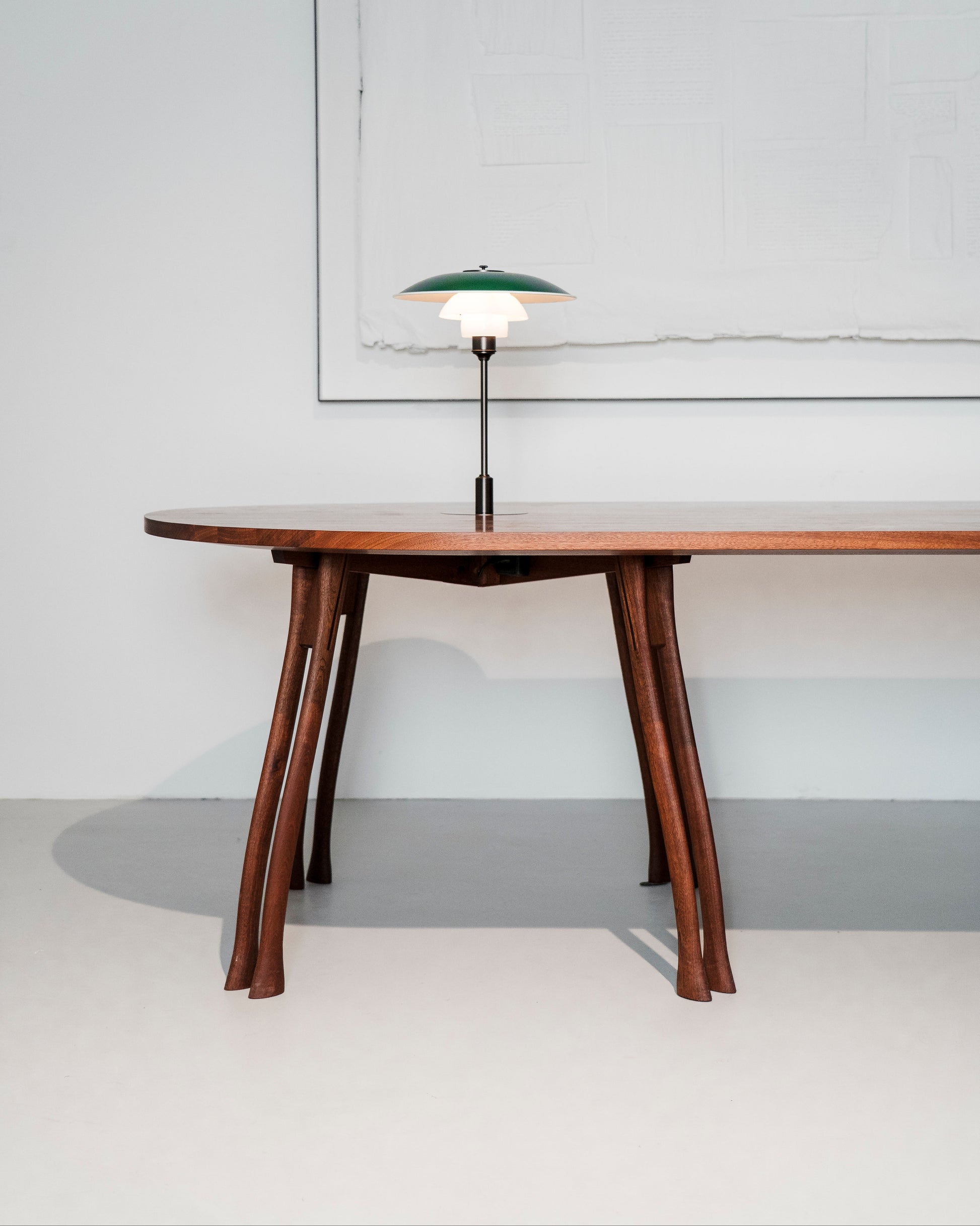 PH Board Table by Poul Henningsen, Danish design classic (1930s)
mahogany table with two built in PH lamps