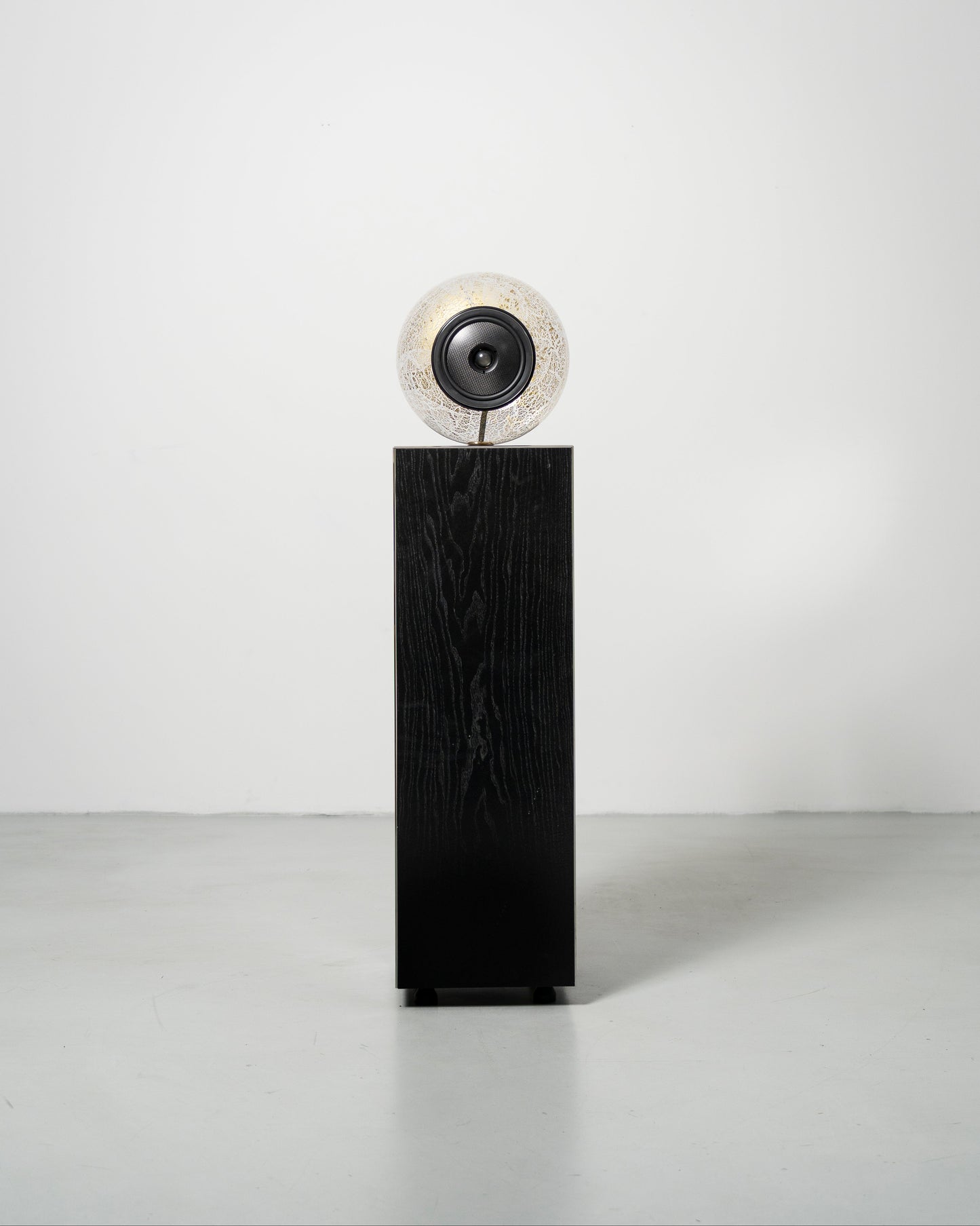 Glass Ball Speaker Pair